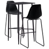 Schwarzes Bar-Set Milorod 3-teilig (Kunststoff)