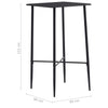 Schwarzes Bar-Set Milorod 3-teilig (Kunststoff)