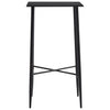 Schwarzes Bar-Set Milorod 3-teilig (Kunststoff)