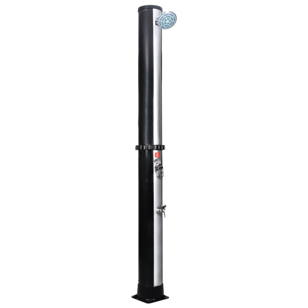 Solarbetriebene Außendusche Iralie 40 l (Duschkopf und Wasserhahn)