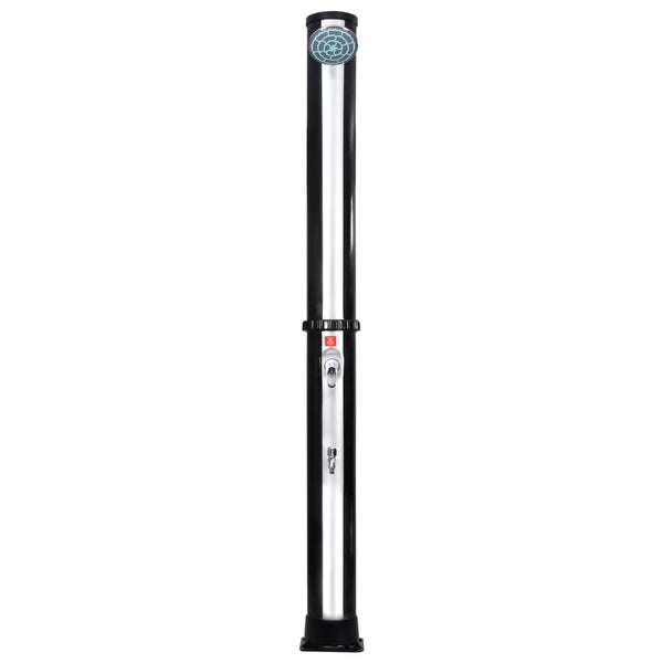 Solarbetriebene Außendusche Iralie 40 l (Duschkopf und Wasserhahn)