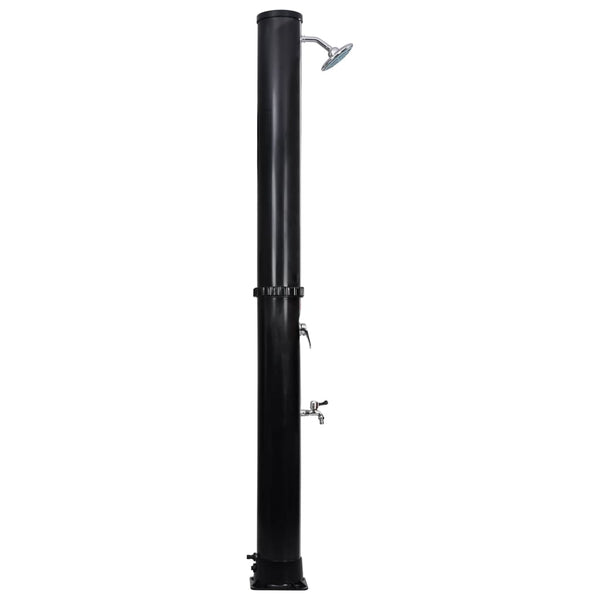 Solarbetriebene Außendusche Iralie 40 l (Duschkopf und Wasserhahn)