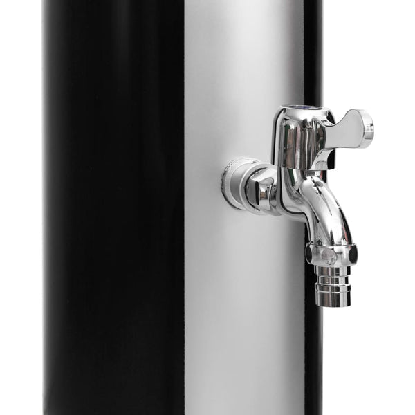 Solarbetriebene Außendusche Iralie 40 l (Duschkopf und Wasserhahn)