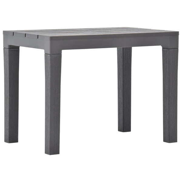 Brauner Gartentisch mit 2 Bänken Spita (Kunststoff)