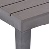 Brauner Gartentisch mit 2 Bänken Spita (Kunststoff)