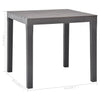 Mokka Gartentisch Aloize 78x78x72cm (Kunststoff)