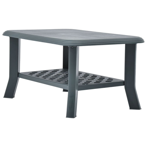 Grüner Couchtisch Boar 90x60x46cm (Kunststoff)