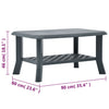 Grüner Couchtisch Boar 90x60x46cm (Kunststoff)