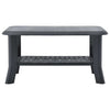 Anthrazitfarbener Couchtisch Boar 90x60x46cm (Kunststoff)