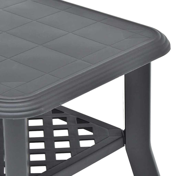 Anthrazitfarbener Couchtisch Boar 90x60x46cm (Kunststoff)