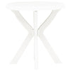 Weißer Bistrotisch Filippo Ø70cm (Kunststoff)