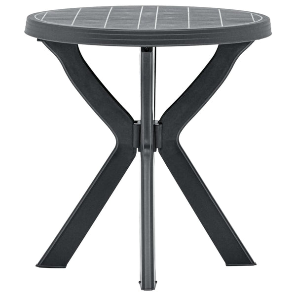 Antrasiitti bistropöytä Filippo Ø70cm (muovi)