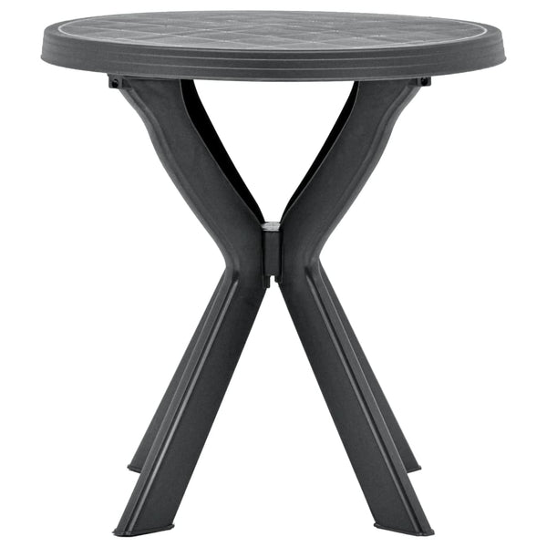 Antrasiitti bistropöytä Filippo Ø70cm (muovi)