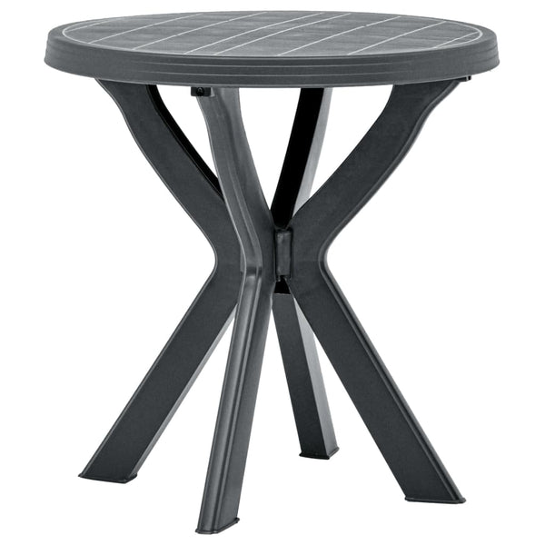 Antrasiitti bistropöytä Filippo Ø70cm (muovi)