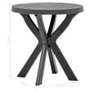 Antrasiitti bistropöytä Filippo Ø70cm (muovi)