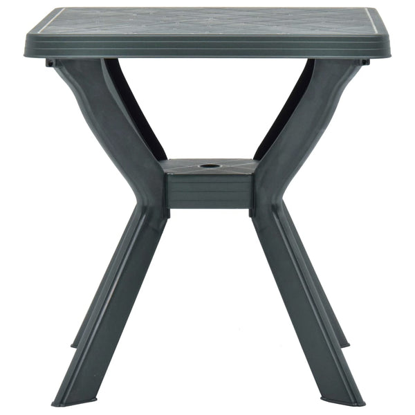 Grüner Bistrotisch Iovana 70x70x72cm (Kunststoff)