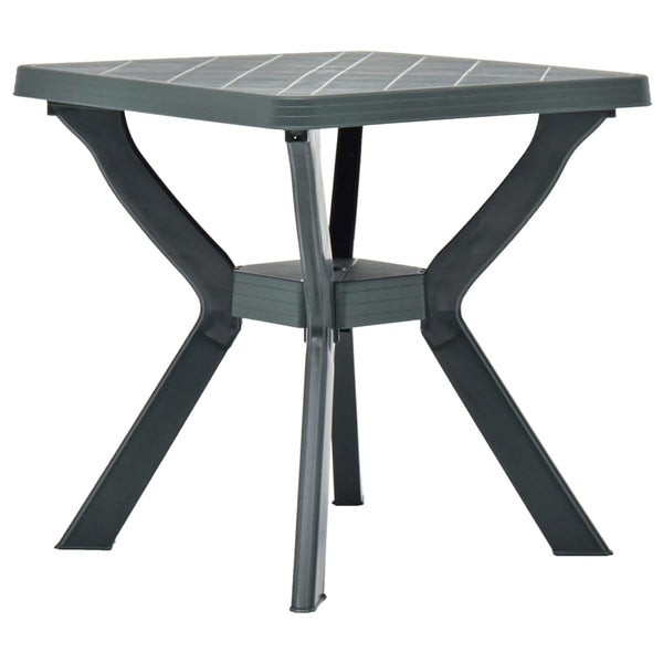 Grüner Bistrotisch Iovana 70x70x72cm (Kunststoff)