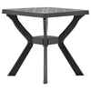 Bistrotisch Anthrazit Iovana 70x70x72cm (Kunststoff)
