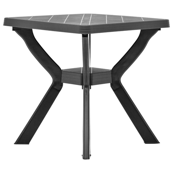 Bistrotisch Anthrazit Iovana 70x70x72cm (Kunststoff)