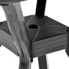 Bistrotisch Anthrazit Iovana 70x70x72cm (Kunststoff)
