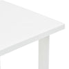 Weißer Gartentisch Lambrinia 80x75x72cm (Kunststoff)