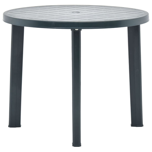 Grüner Gartentisch Opria 89cm (Kunststoff)