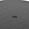 Gartentisch Opria Anthrazit 89cm (Kunststoff)