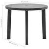 Gartentisch Opria Anthrazit 89cm (Kunststoff)