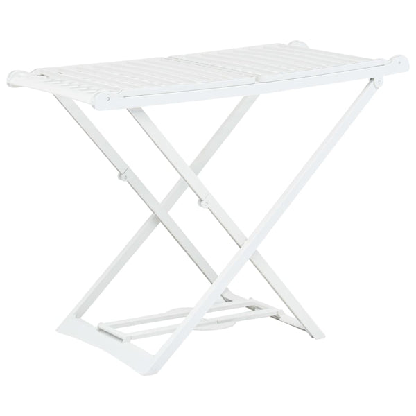 Weißer klappbarer Wäscheständer Eregep (Kunststoff)