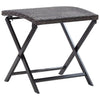 Brauner Klapphocker Nedelico (Polyrattan)