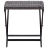 Brauner Klapphocker Nedelico (Polyrattan)