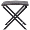 Brauner Klapphocker Nedelico (Polyrattan)