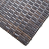 Brauner Klapphocker Nedelico (Polyrattan)