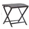 Brauner Klapphocker Nedelico (Polyrattan)