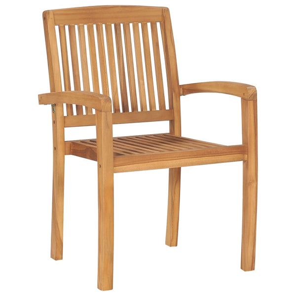 Staplebare Gartenstühle Sentineli (2 Stk. Teak)