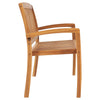 Dretcaru Gartenbank aus Holz 159cm (3-Sitzer, Teak)