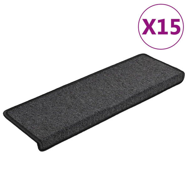 Anthrazit Stufenteppich Dorul 65x21x4cm (15 Stk.)