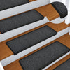 Anthrazit Stufenteppich Dorul 65x21x4cm (15 Stk.)