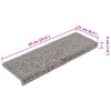 Treppenmatten Vitold grau 65x21x4cm (15 Stk.)