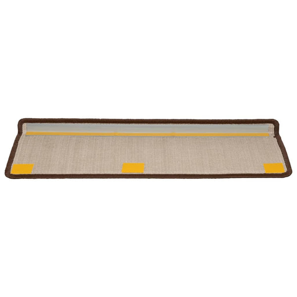 Vitold braune Treppenmatten 65x21x4cm (15 Stück)