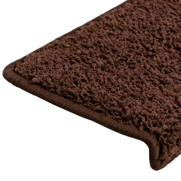 Vitold braune Treppenmatten 65x21x4cm (15 Stück)