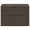 Ruskea puutarhan varastoarkku Elvera 78x44x55cm