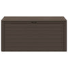 Braune Gartenaufbewahrungstruhe Elvera 116x44x55cm