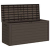 Braune Gartenaufbewahrungstruhe Elvera 116x44x55cm