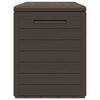 Braune Gartenaufbewahrungstruhe Elvera 116x44x55cm