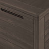 Braune Gartenaufbewahrungstruhe Elvera 116x44x55cm