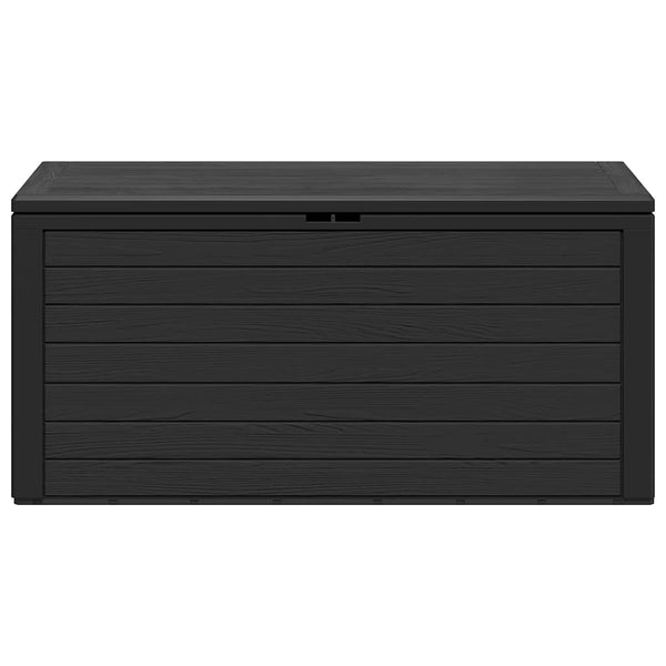 Anthrazit Garten-Aufbewahrungsbox Elvera 116x44x55cm