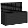 Anthrazit Garten-Aufbewahrungsbox Elvera 116x44x55cm