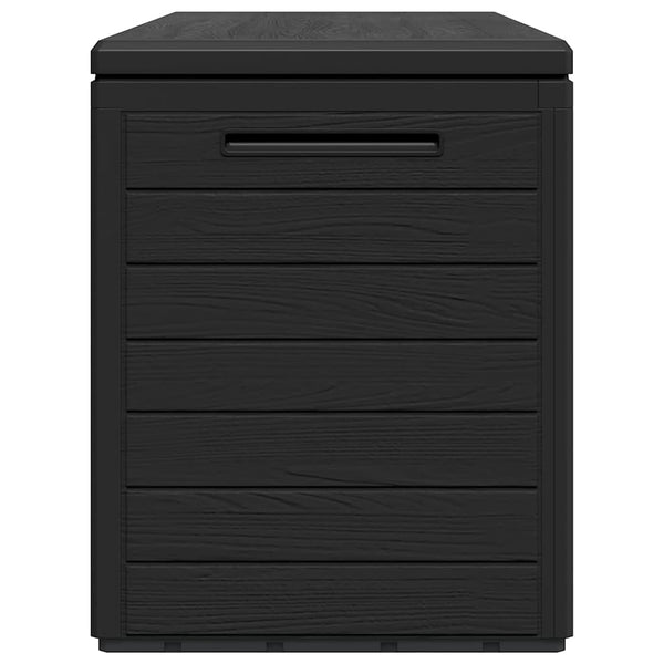 Anthrazit Garten-Aufbewahrungsbox Elvera 116x44x55cm
