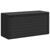 Anthrazit Garten-Aufbewahrungsbox Elvera 116x44x55cm